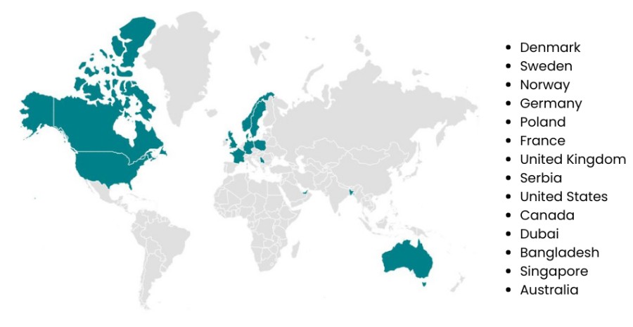 Our International footprints